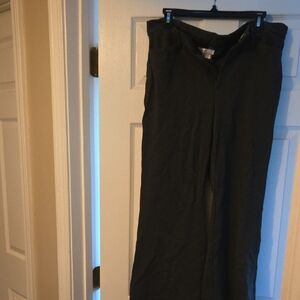 Black Wide-Leg Pants